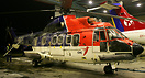 This is the way we wash our ... helicopter ... so late in the evening!