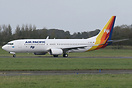 Air Berlin Boeing 737-800, D-ABKL, is about to depart to Munich follow...