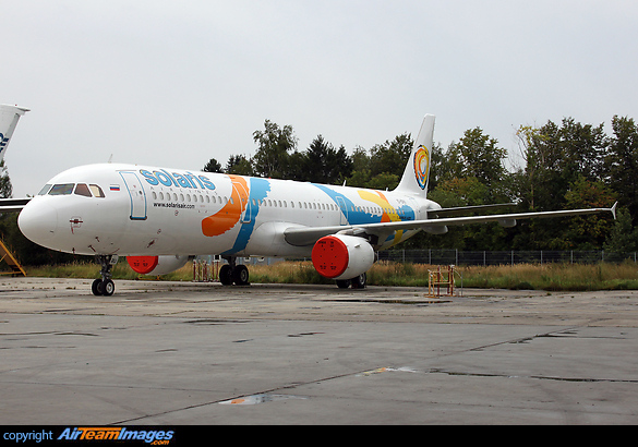 New low cost airline Solaris have 2 A321's but still haven't started operations. Both planes are at Moscow VKO Airbus A321-211