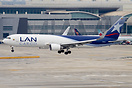 LAN Cargo landing at Miami airport
