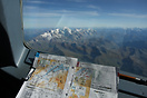 Enroute from Barcelona to Geneva. Descending and passing the lovely "M...