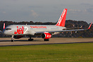 Jet2 757 G-LSAC seen here about to  Leeds Airport