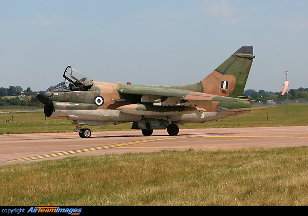 The fantastic looking A-7 Corsair seen here departing Fairford LTV A-7E Corsair II