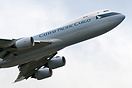 Cathay Pacific Cargo 747-8F B-LJE making its first day-time departure ...