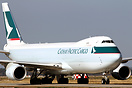 First appearance of a new Cathay Pacific Cargo Boeing 747-8F into Hous...