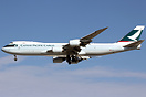 First appearance of a new Cathay Pacific Cargo Boeing 747-8F into Hous...