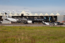 Air New Zealand's newest jet Boeing 777-300ER ZK-OKQ together with the...