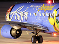 Alaska Airlines "Disneyland" colour scheme.