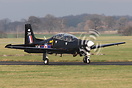 RAF Tucano seen here shortly after a training sortie at Linton on Ouse