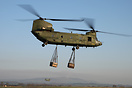 Three CH-47Ds from the RNLAF's 298 Sqn at Gilze-Rijen AB are deployed ...