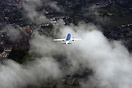 Holding over Ockham (OCK-VOR) for landing at Heathrow.