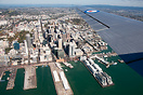 Auckland CBD from Fly Dakota Scenic Flight.