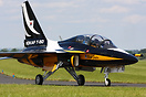 The Korean display team the Black Eagles are currently based at RAF Le...