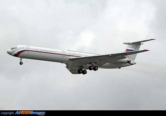 Extremely rare aircraft to visit London Heathrow Ilyushin Il-62M