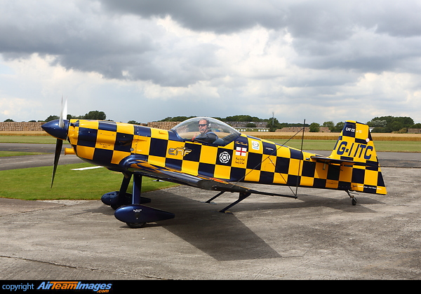 Tom Cassells member of the British Aerobatic Team seen here on one of his regular trips to Breighton Airfield in his Mudry CAP-232 G-IITC Mudry CAP-230