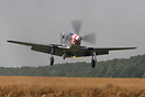 North American P-51D Mustang G-MRLL "Marinell " arriving at Bruntingth...