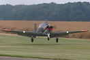 Piaggio P-149D D-EHJL arriving at Bruntingthorpe for the annual "On Yo...
