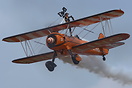 The Breitling Wingwalkers displaying at Bruntingthorpe for the annual ...