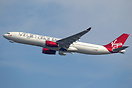 Virgin Atlantic Airways latest Airbus A330-300 G-VGBR departing London...