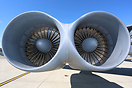 The Boeing B-52H Stratofortress is powered by eight Pratt & Whitney TF...