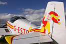 A participant at the 2012 Great North Fly-in at Eshott, Northumberland...