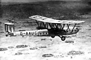 Imperial Airways Handley Page H.P.42 G-AAUC while flying over Africa ....
