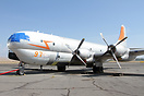 A Boeing KC-97 Stratofreighter which is now parked on the ramp at Grey...