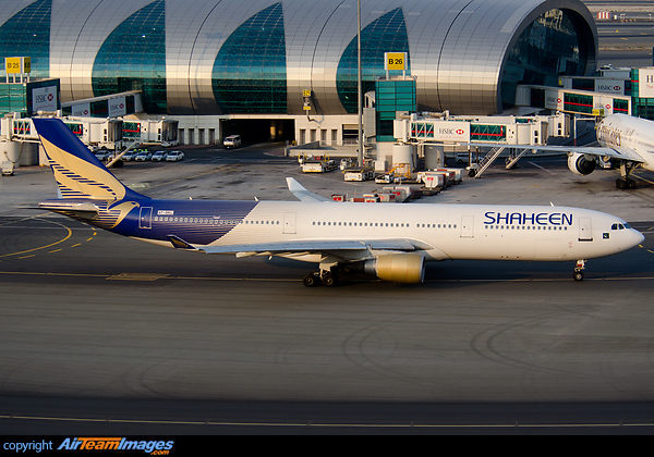 Shaheen Air International has recently introduced this Airbus A330-300 AP-BKL to its fleet Airbus A330-301