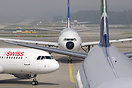 Zurich is Airbus Country. Every type to be seen almost every day. Here...