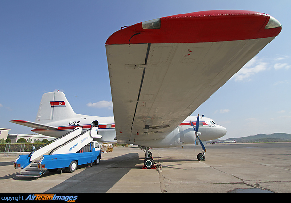 This IL-14 is preserved at Pyongyang Airport and was a gift to the leader of North Korea by the Soviet Union. The aircraft has been restored into the scheme of Chonsonminhang, the forerunner of Air Koryo. Ilyushin Il-14P