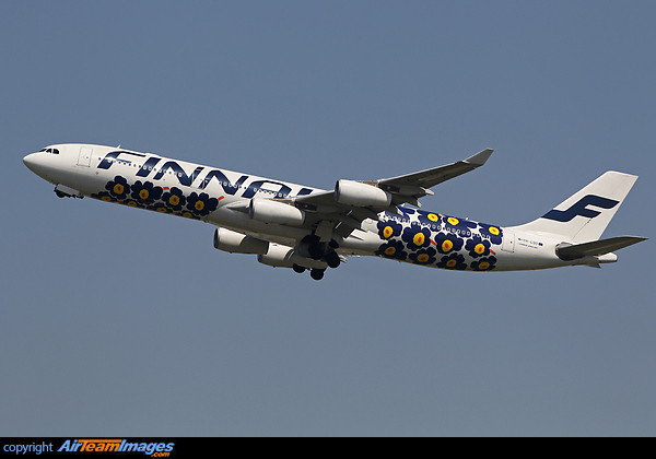 Marimekko "Unikko" Livery Airbus A340-313X