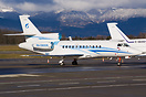Gazpromavia Dassault Falcon 900 parked in Geneva