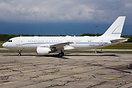 A corporate Airbus ACJ320 HZ-A2 parked at GVA airport