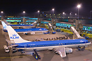 A trio of 737s being prepared for their flights