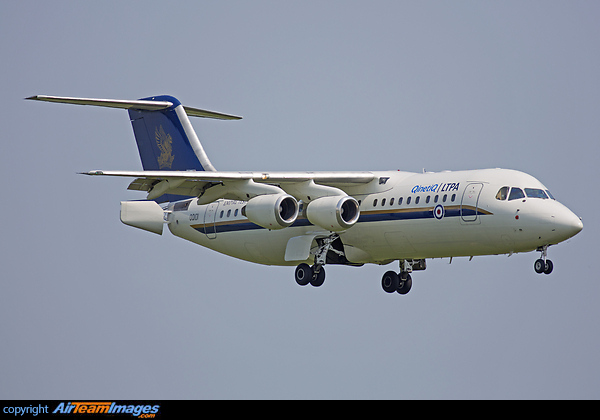 Waddington Airshow arrivals British Aerospace Avro RJ100