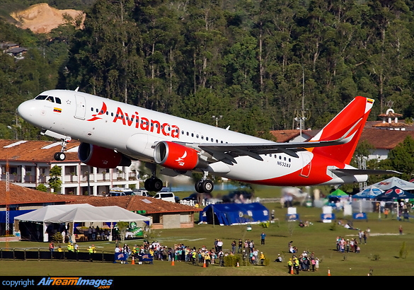 Avianca new livery Airbus A320-214