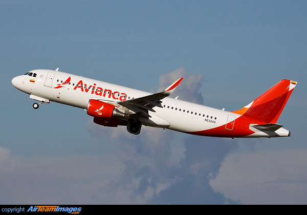 Avianca new livery Airbus A320-214