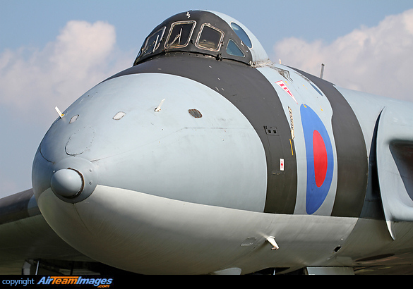 Avro Vulcan XJ823 preserved in the museum at Carlisle. Avro Vulcan B2MRR