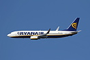 This Ryanair B737 performed a flypast over Dublin city centre at Dubli...