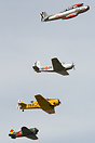 HA-200 Saeta + T34A Mentor + T6 Texan + Polikarpov I-16 Mosca