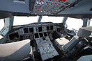 Flightdeck of the Airbus A380.