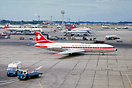 Late 1960s London Heathrow scene.