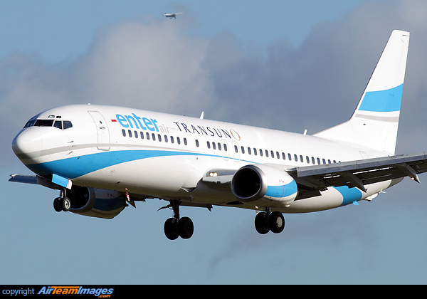 Now has "Flying for Transun" markings Boeing 737-4Q8