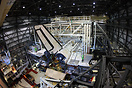 Space shuttle orbiter "Atlantis" is being "down processed" post space ...