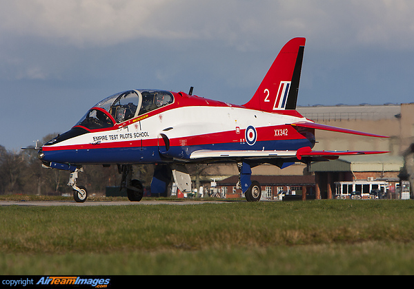 Raspberry Ripple Hawk XX342 seen here on a visit to Linton on Ouse British Aerospace Hawk T1