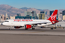 Great airliner with some of the most famous casinos in the background,...