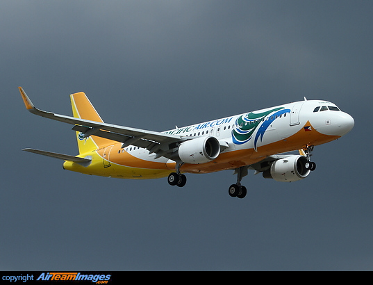 Delivery flight Airbus A320-214