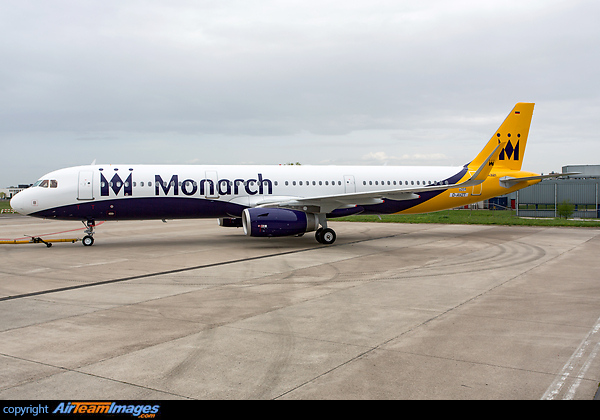 Brandnew A321 for Monarch Airlines - Painting by MAAS Aviation Maastricht. Airbus A321-231