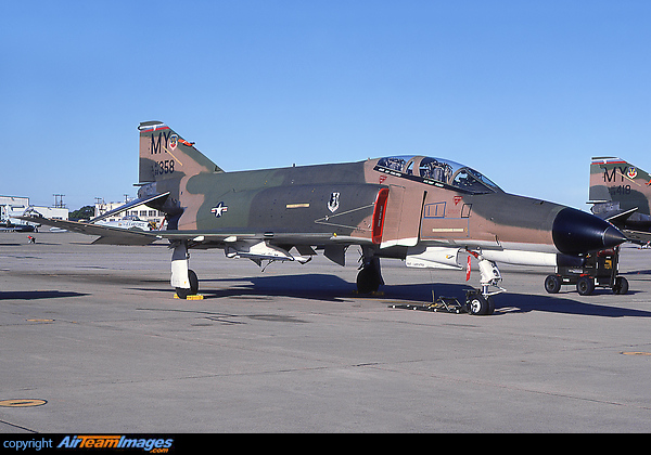 From Moody AFB. Aircraft tail code MY. McDonnell Douglas F-4E Phantom