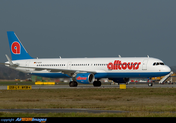 Travel agency "Alltours" promotional livery. Airbus A321-211